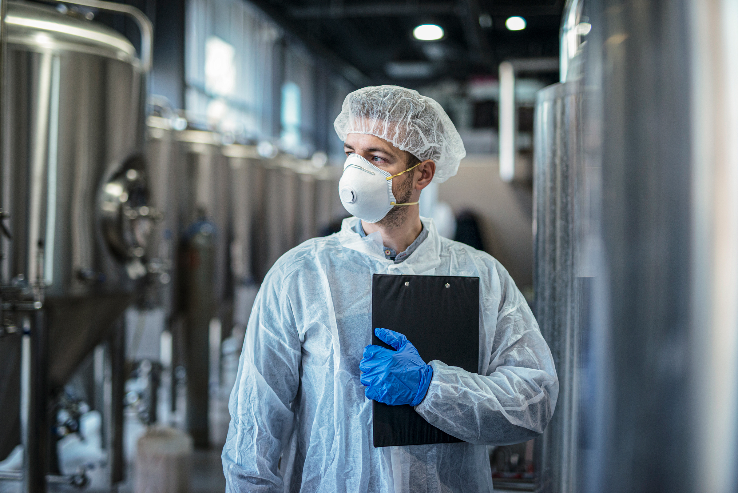 Quality inspection in a food production facility